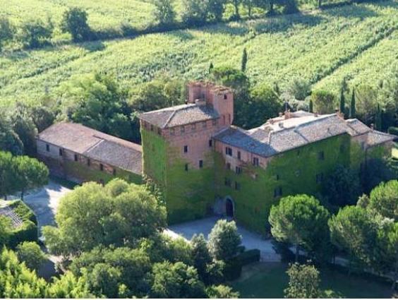 Castello Di San Fabiano Guest House Monteroni dʼArbia Exteriör bild